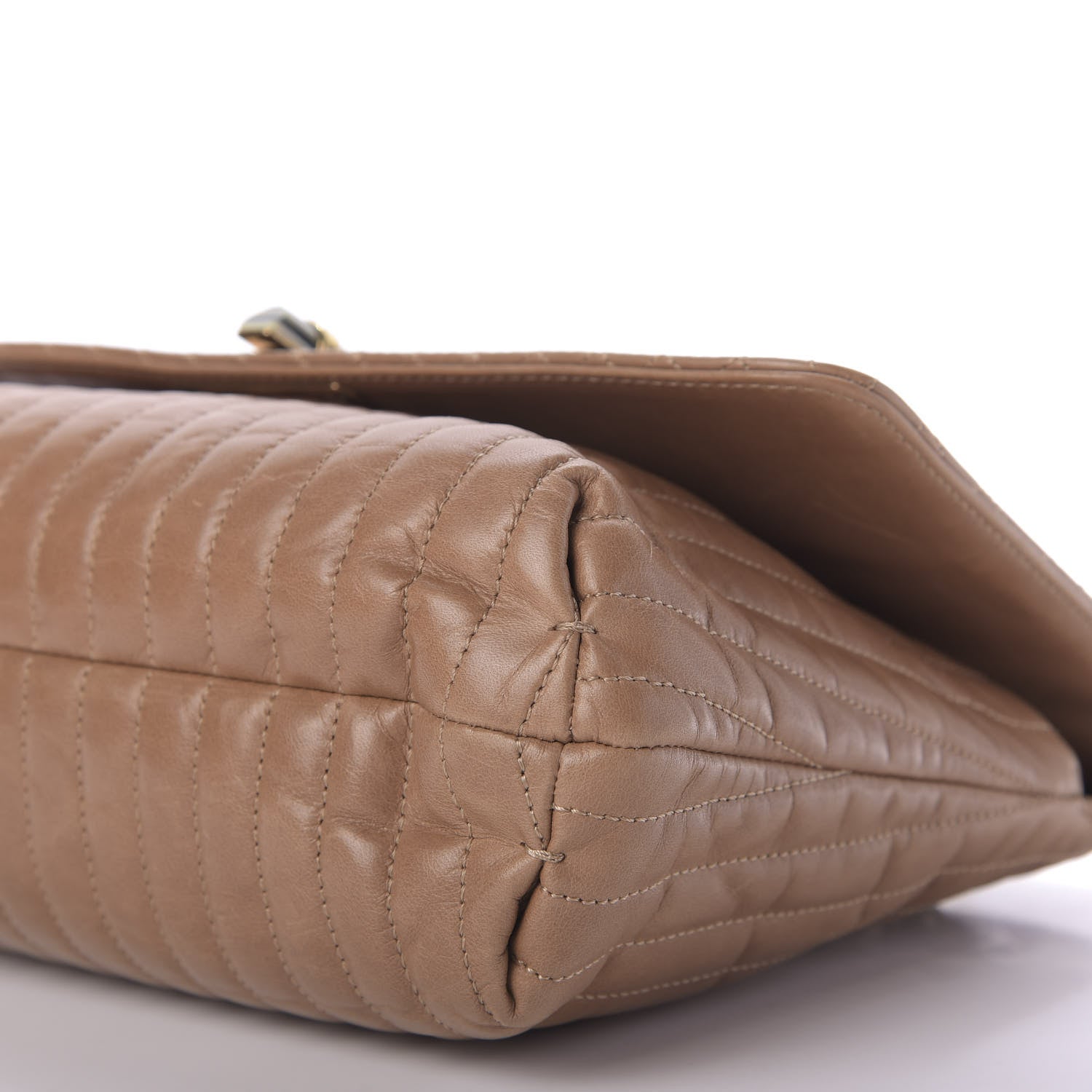 Lanvin Calfskin Quilted Medium Happy Shoulder Bag Brown 7 of 8