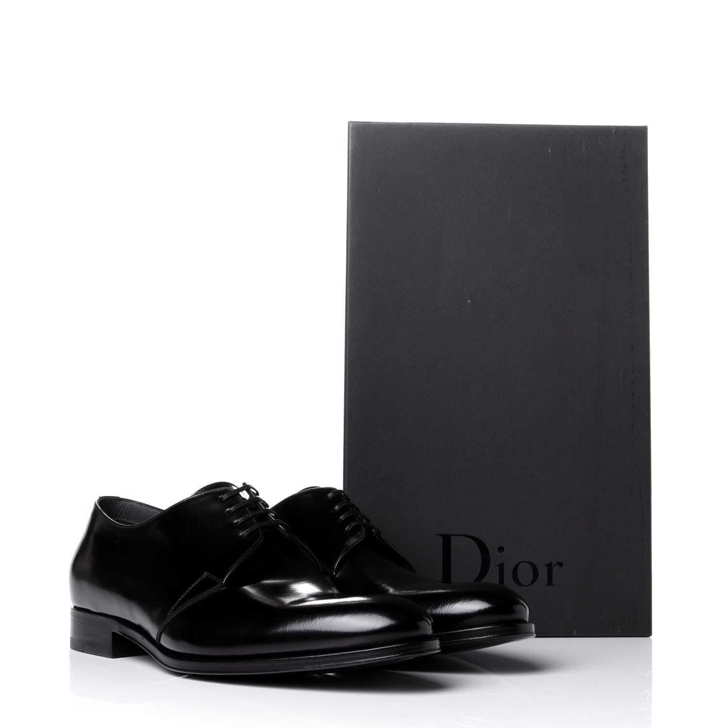 Christian Dior Calfskin Mens Derby Shoes 41 Black 11 of 11