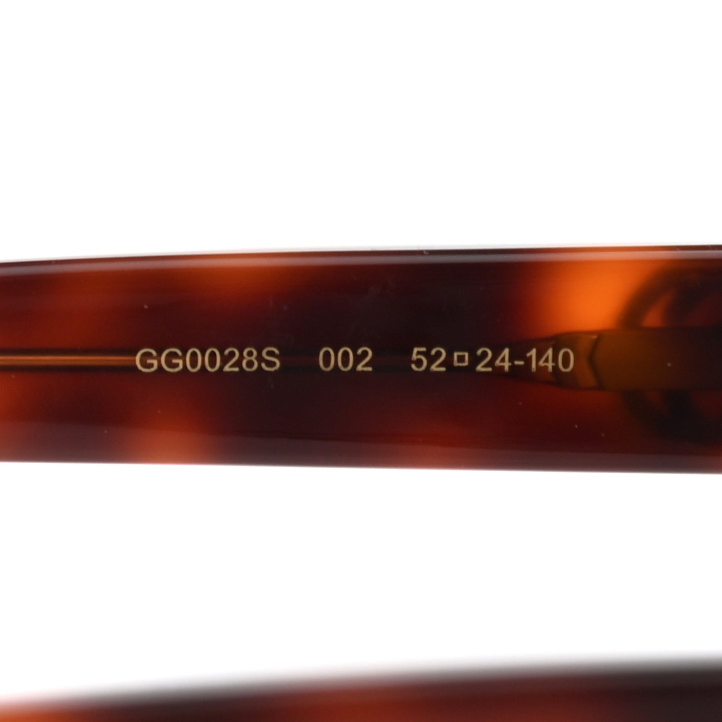 Round GG Sunglasses GG0028S Tortoise