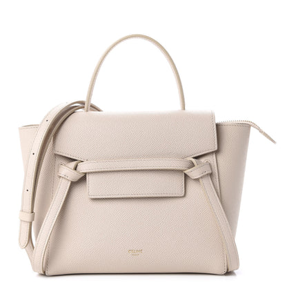 Celine Grained Calfskin Nano Belt Bag Powder 1 of 8