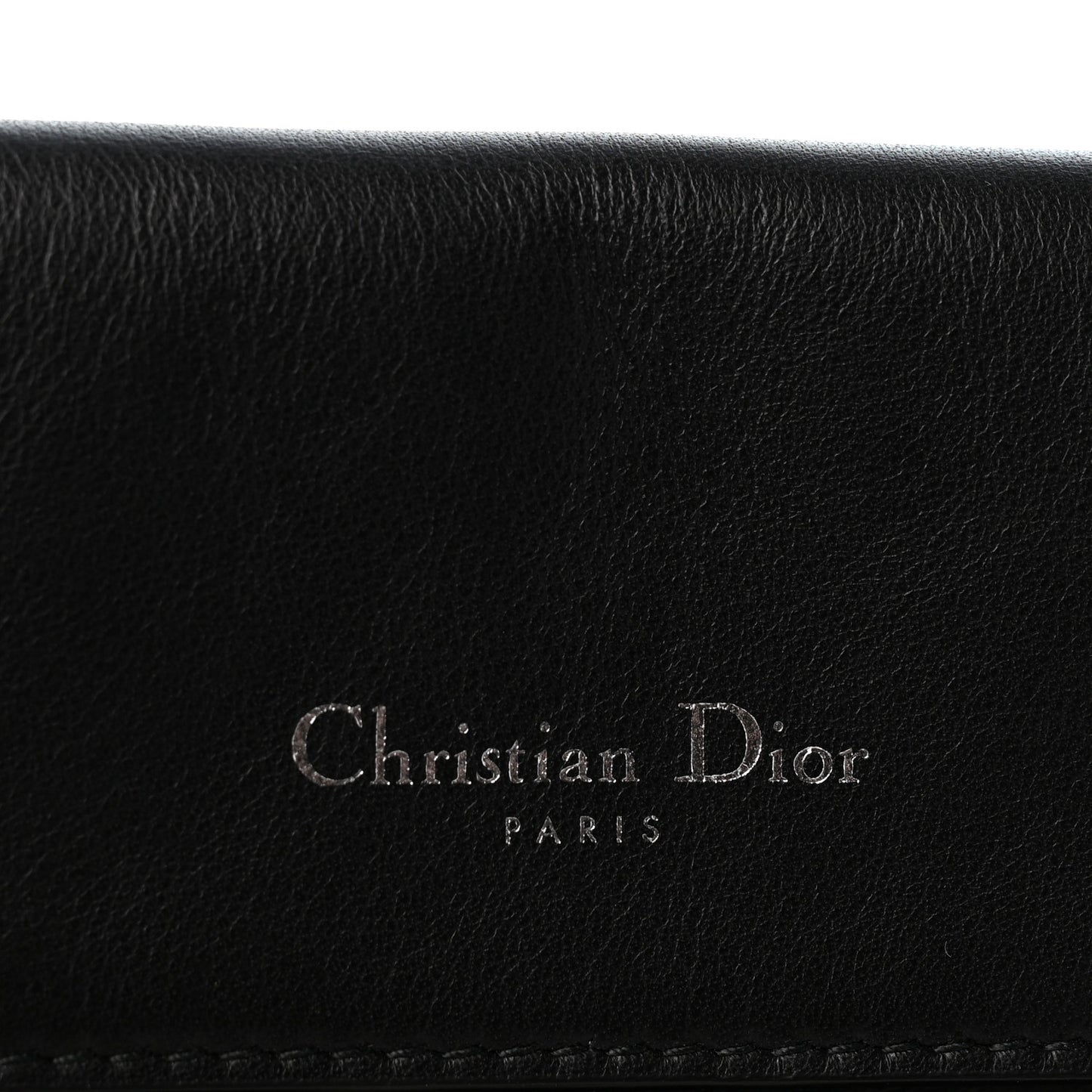 Smooth Calfskin Small Tri-Color Be Dior Flap Black Red Light Blue