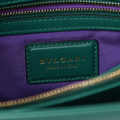 Bulgari Calfskin Serpenti Forever Shoulder Bag Emerald Green 6 of 9