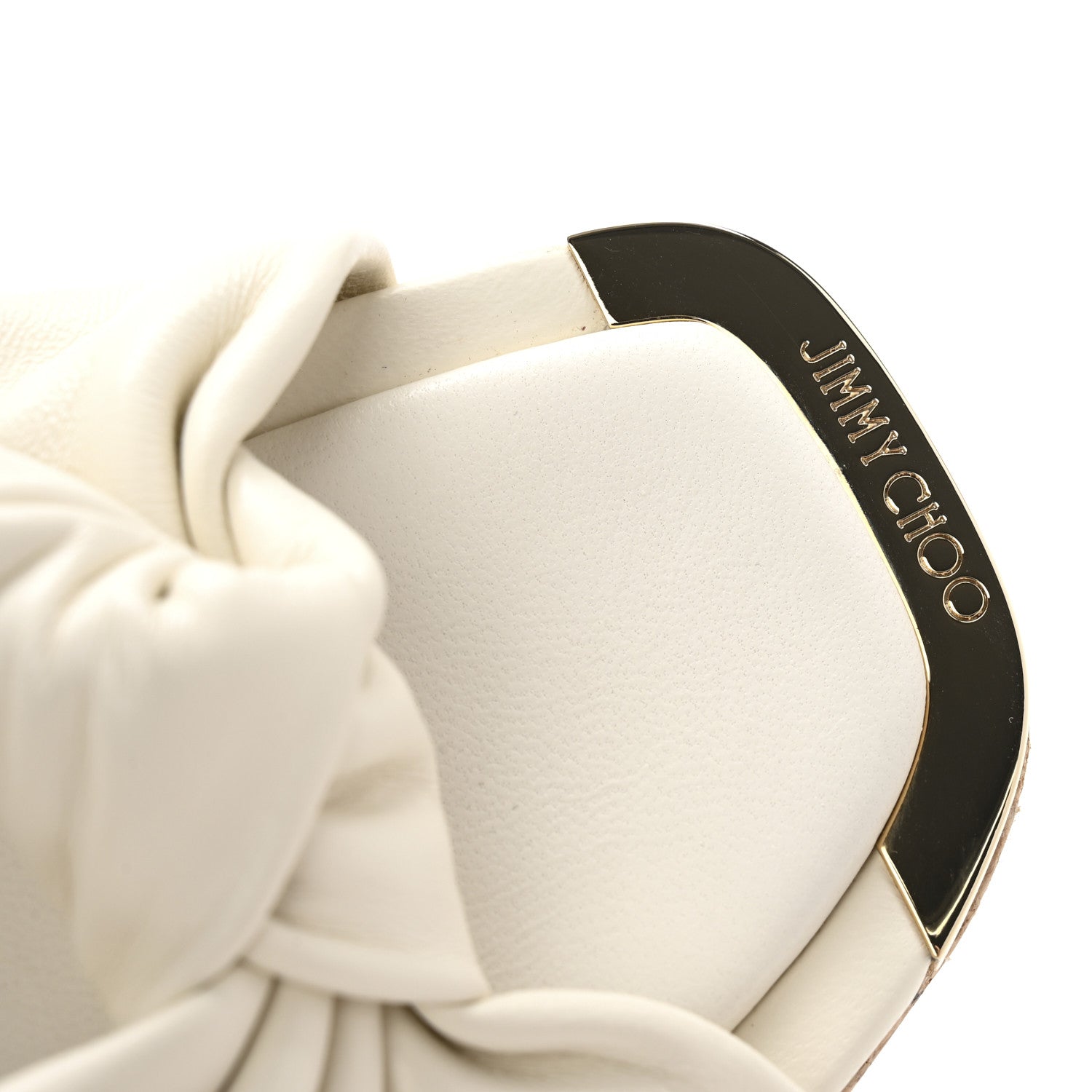 Jimmy Choo Nappa Avenue Wedge Sandals 39.5 Latte 9 of 9