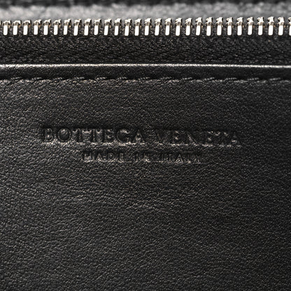 Bottega Veneta Nappa Maxi Intrecciato Zip Around Wallet Black 6 of 9