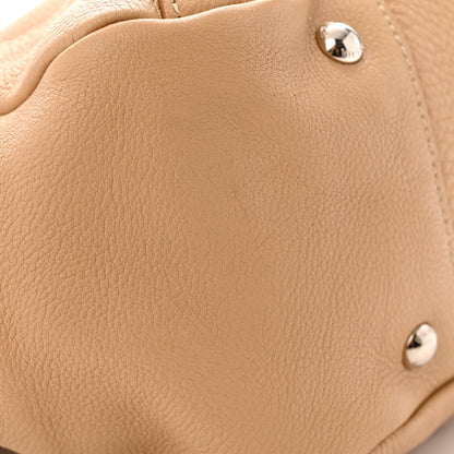 Prada Vitello Daino Side Pocket Hobo Sabbia 12 of 13
