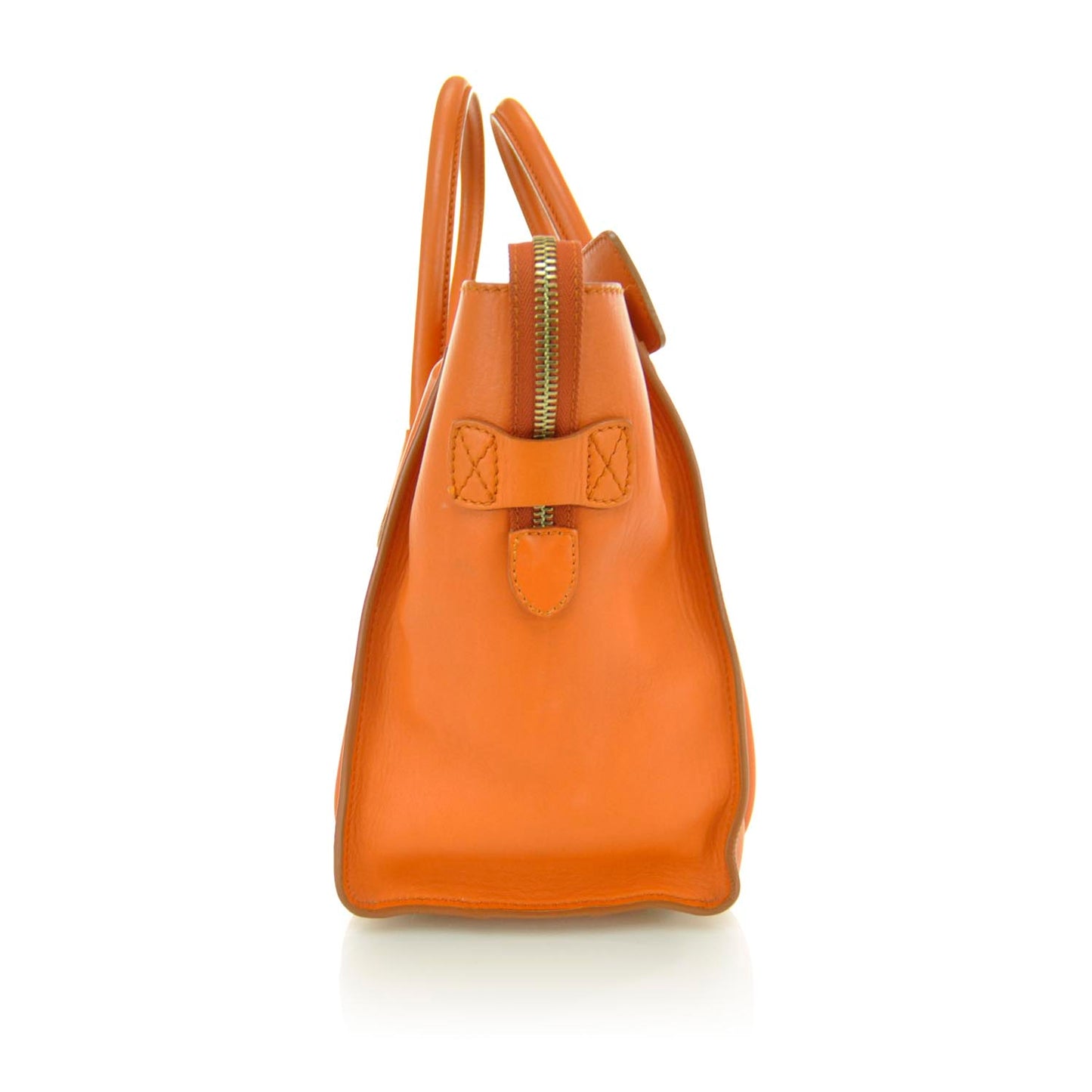 Smooth Calfskin Mini Luggage Orange
