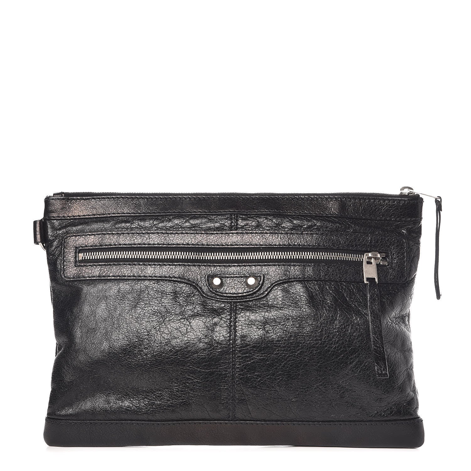 Balenciaga Agneau Arena Classic Hardware Medium Clip Black 1 of 9