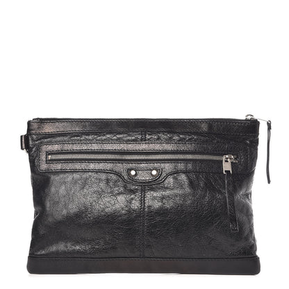 Balenciaga Agneau Arena Classic Hardware Medium Clip Black 1 of 9