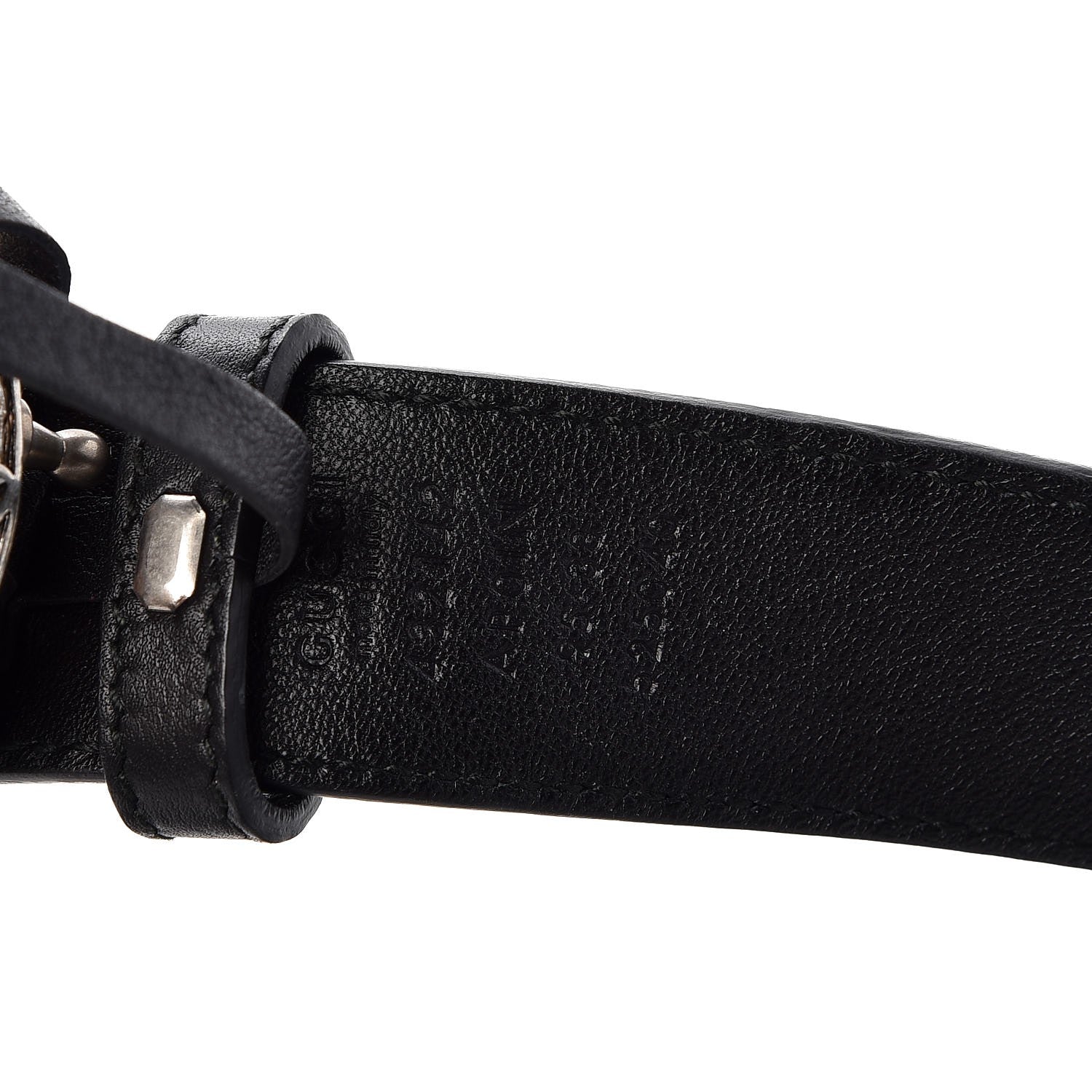 Gucci Moon Calfskin Crystal Dionysus 30mm Belt 95 38 Black Black Diamond 6 of 6