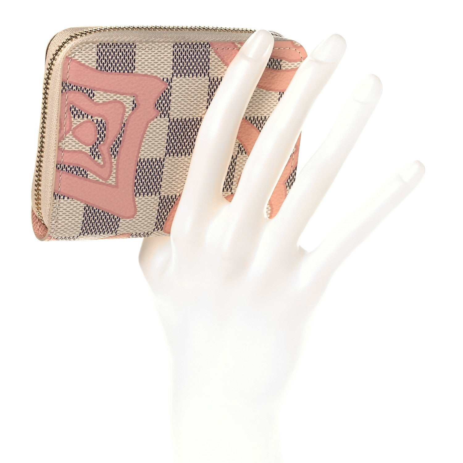 Louis Vuitton Damier Azur Tahitienne Zippy Coin Purse 2 of 7