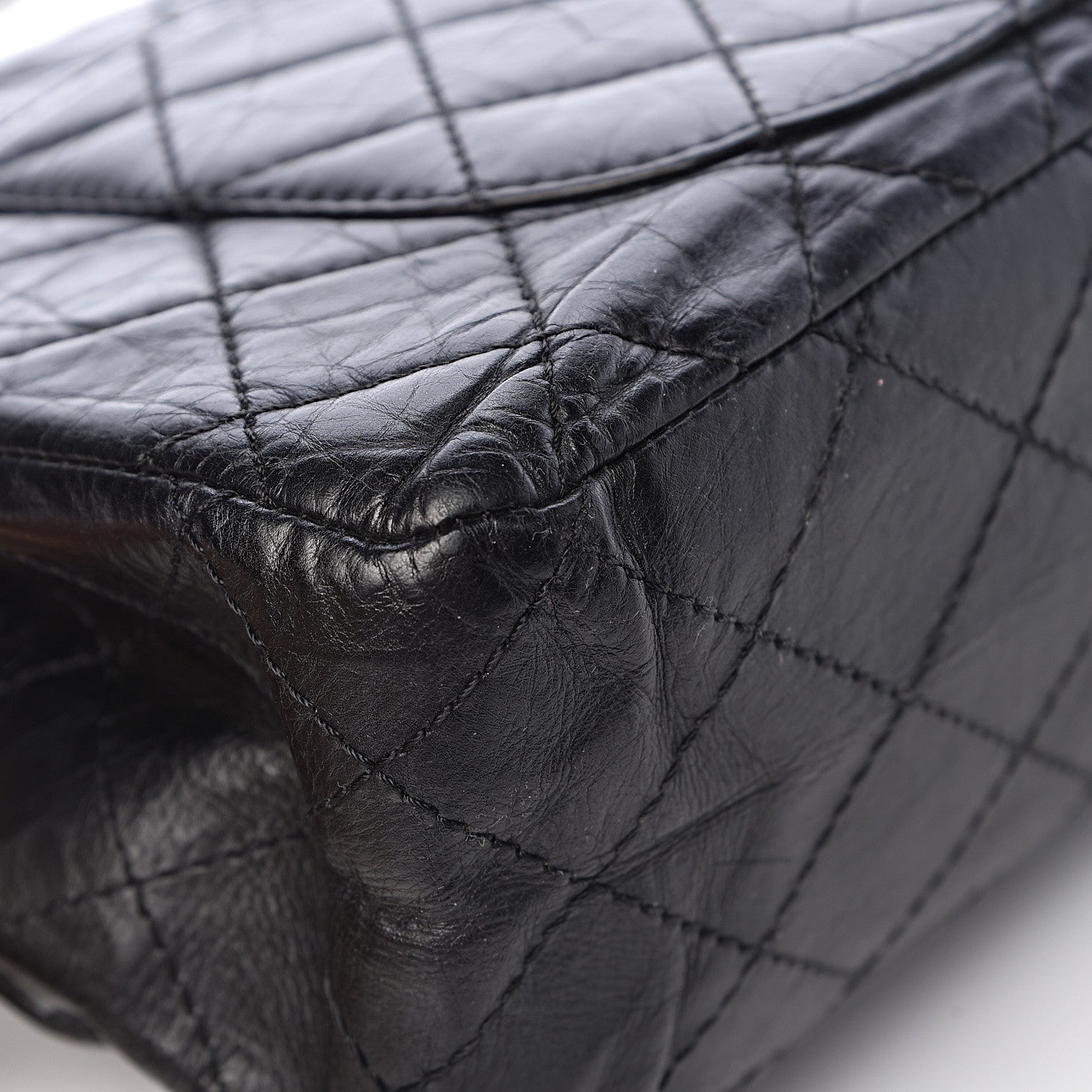 Chanel Aged Calfskin Quilted 2.55 Reissue 227 Flap Black 13 of 15