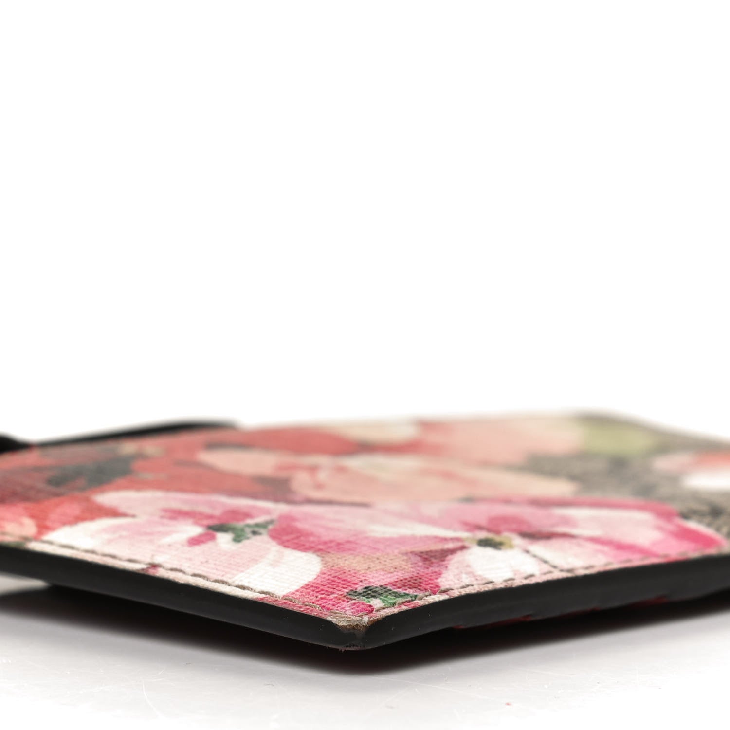 Gucci GG Supreme Monogram Blooms Coin Case Card Holder Beige Multicolor Dry Rose 5 of 10