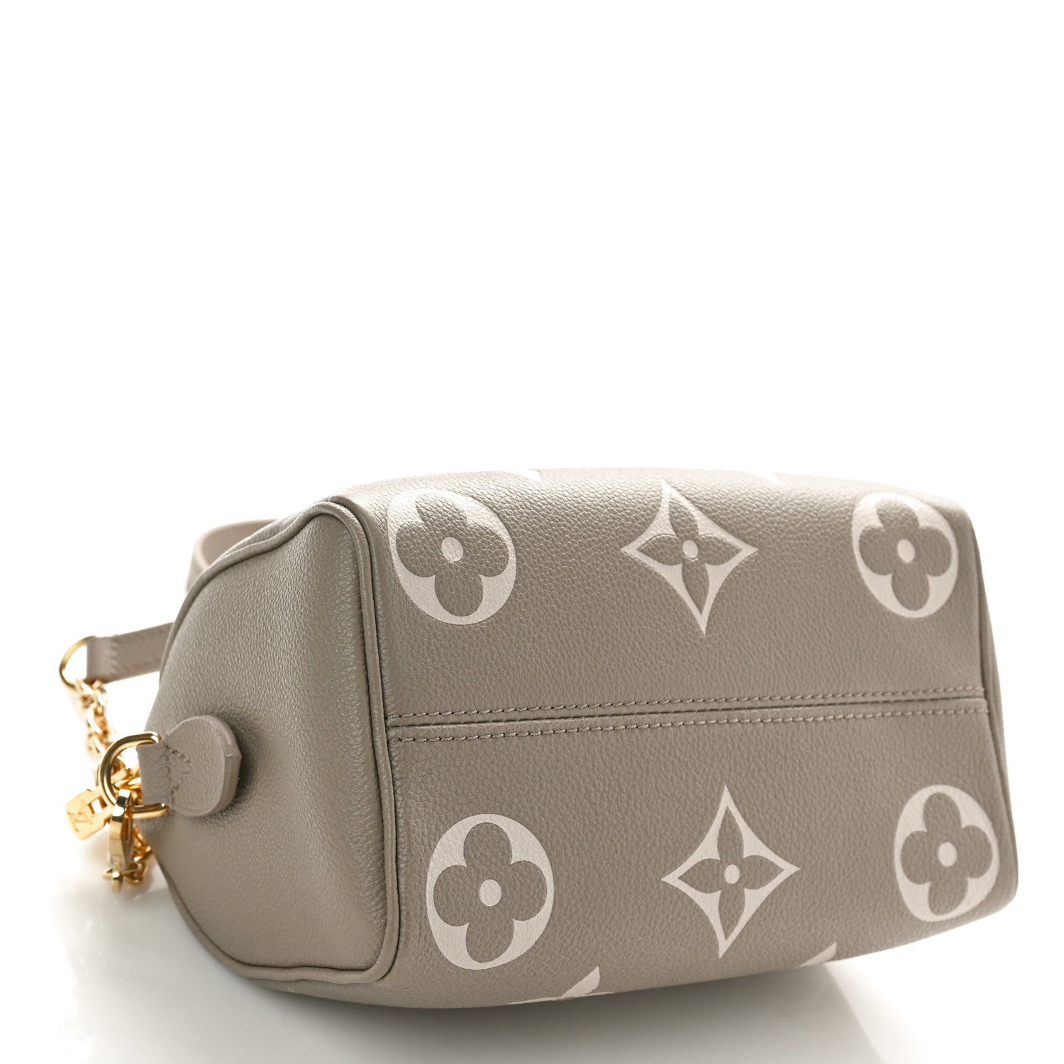 Louis Vuitton Empreinte Monogram Giant Speedy Bandouliere 20 Creme Beige 4 of 10