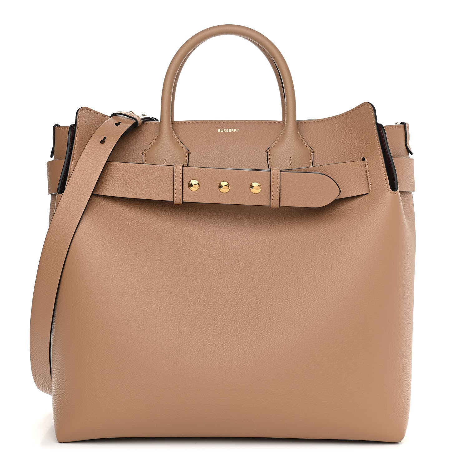 Burberry Marais Calfskin Large Belt Bag Tan 1 of 11