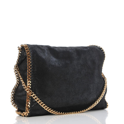 Stella McCartney Shaggy Deer Falabella Fold Over Tote Black 3 of 8
