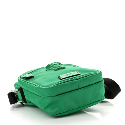 Versace Nylon Palazzo Medusa Crossbody Bag Green 4 of 10