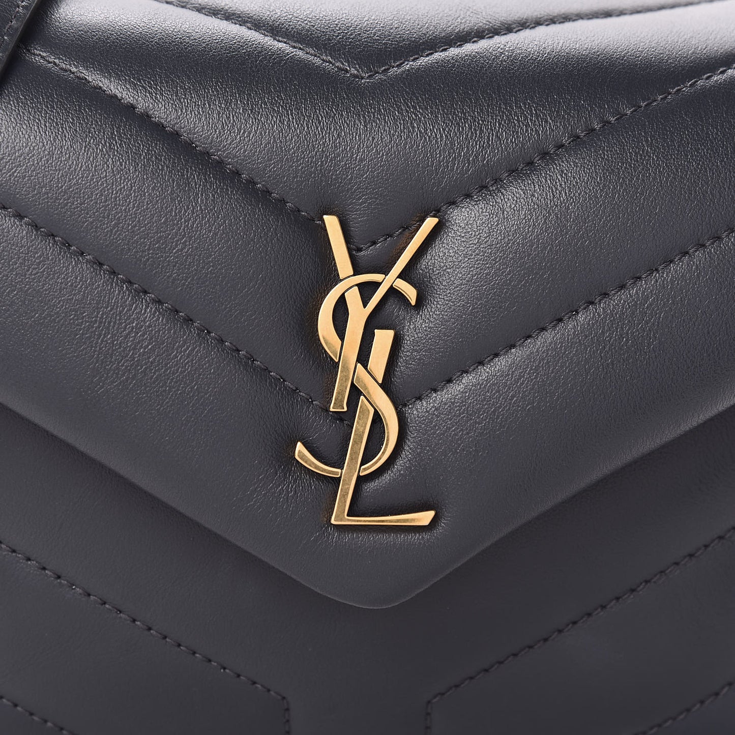 Calfskin Y Quilted Monogram Toy Loulou Crossbody Bag Asphalt
