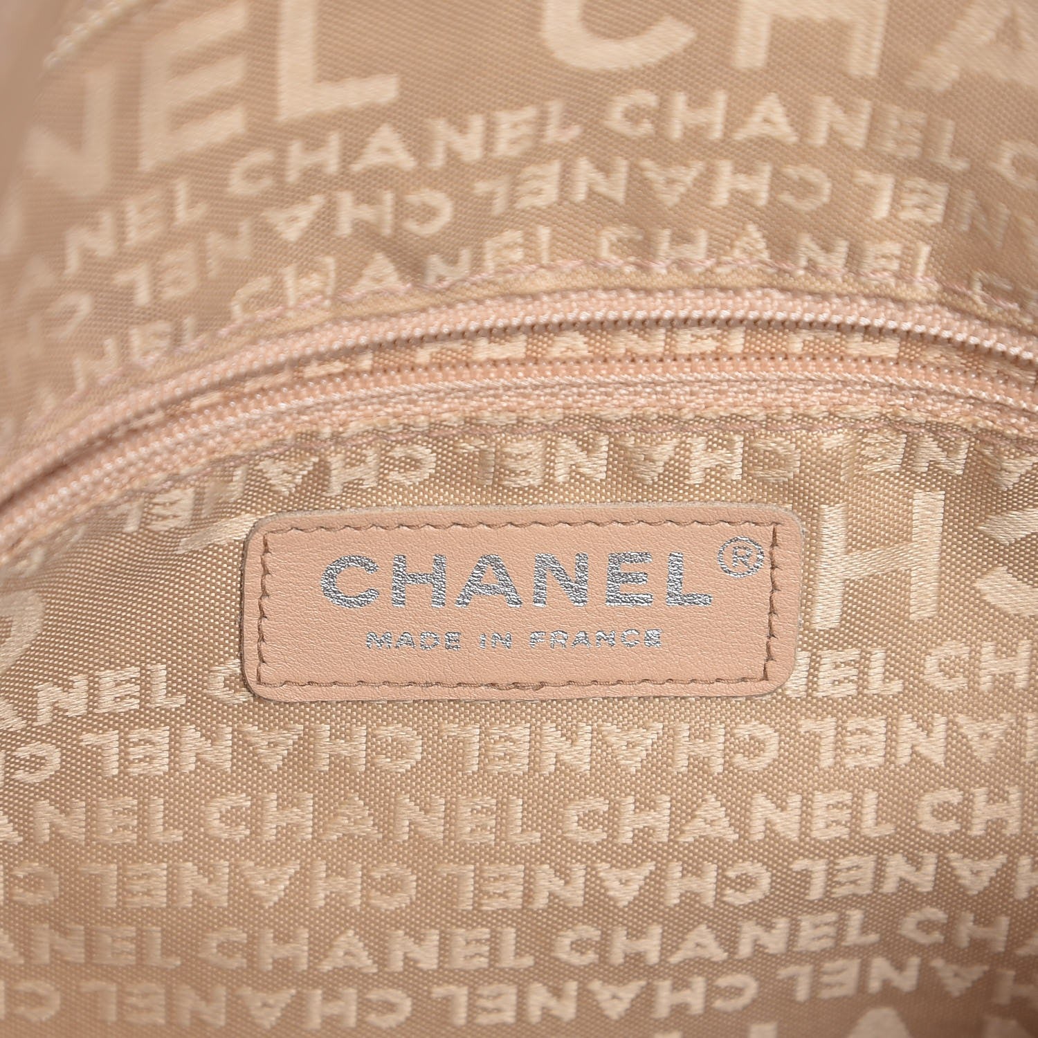 Chanel Lambskin Stitched Medium Ultimate Soft Tote Beige 6 of 13