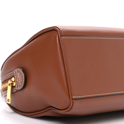 Celine Smooth Calfskin Triomphe Small Boston Bag Tan 10 of 11