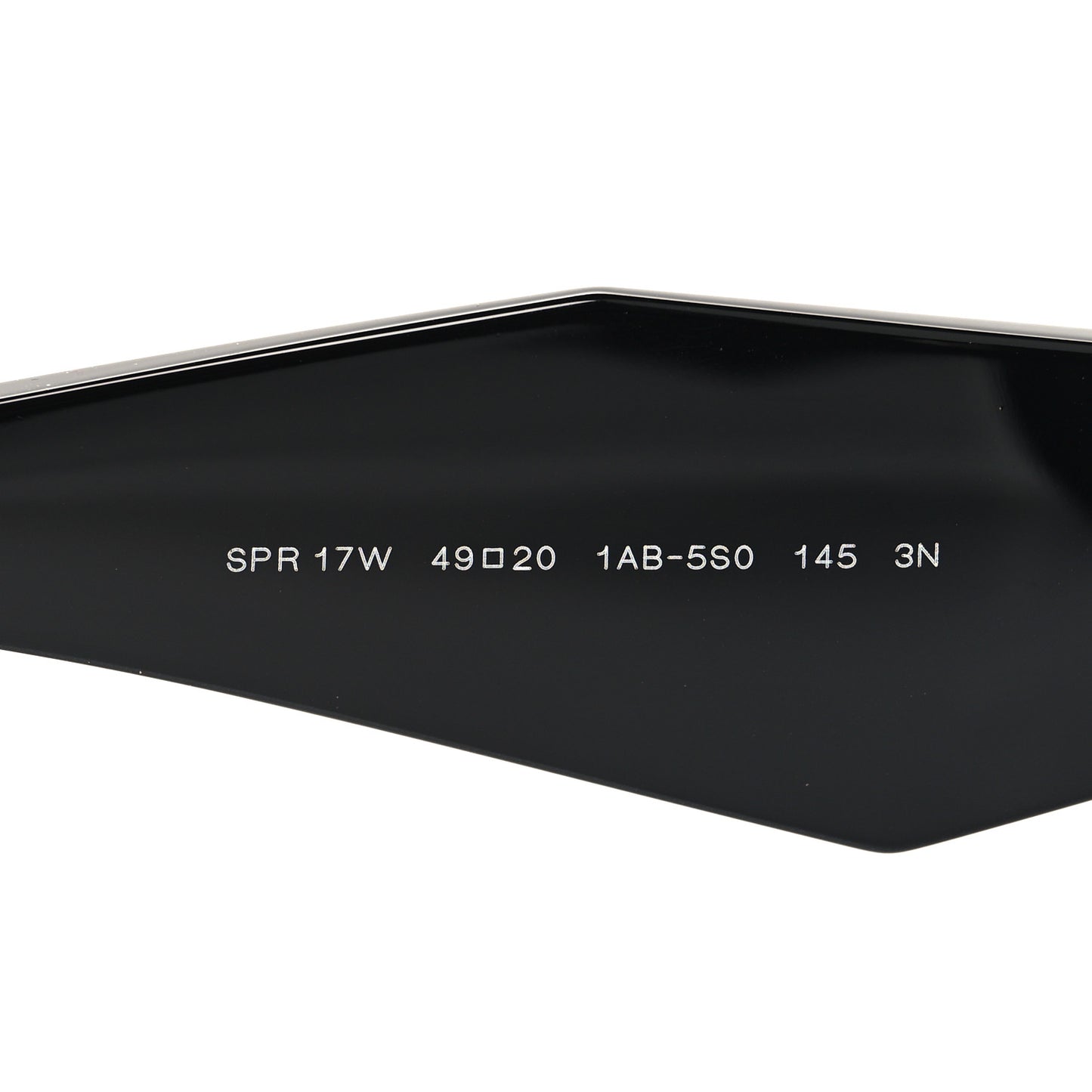 Acetate Symbole Sunglasses SPR 17W Black