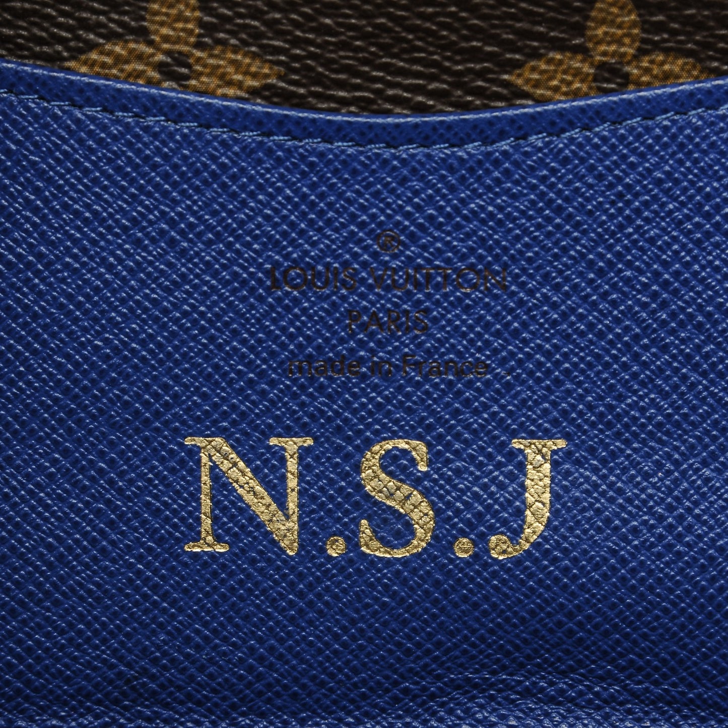Monogram Josephine Wallet Blue
