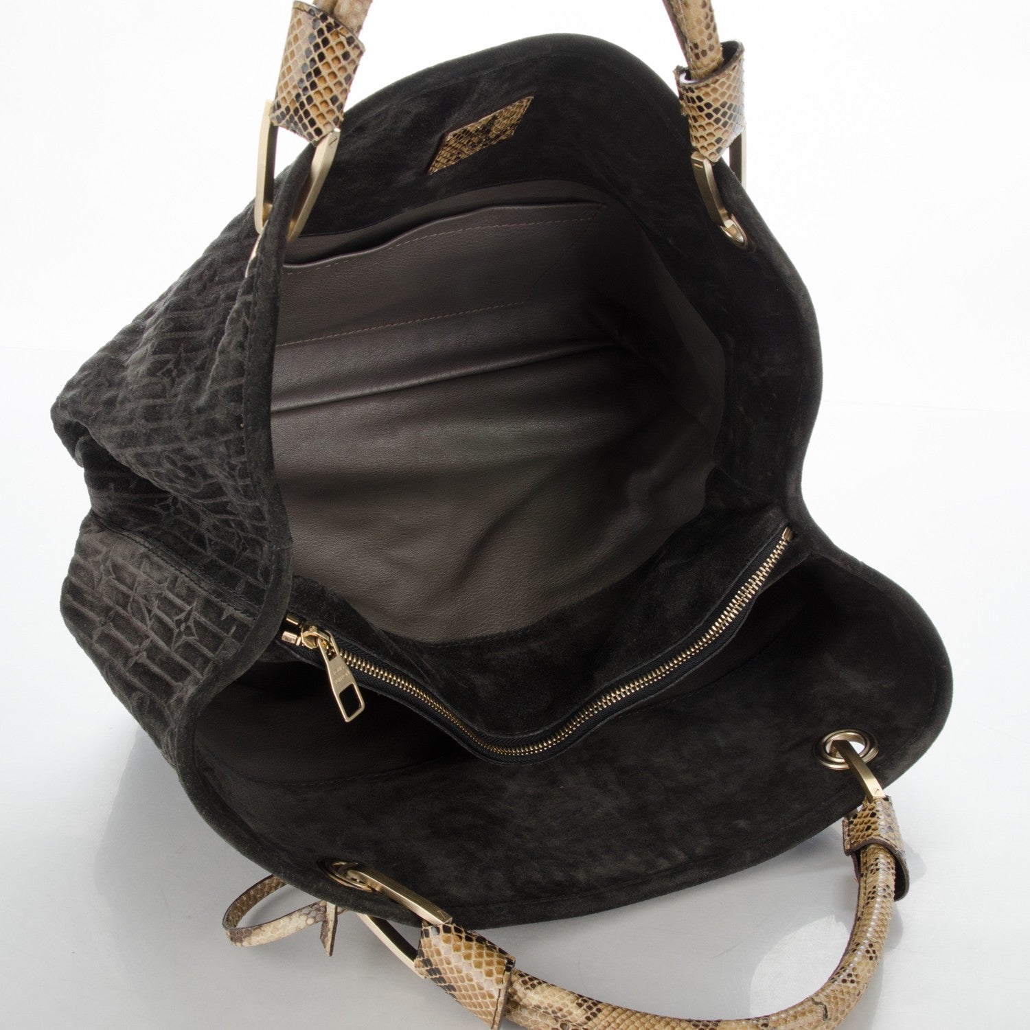 Louis Vuitton Monogram Suede Embossed Whisper PM Kohl 5 of 7