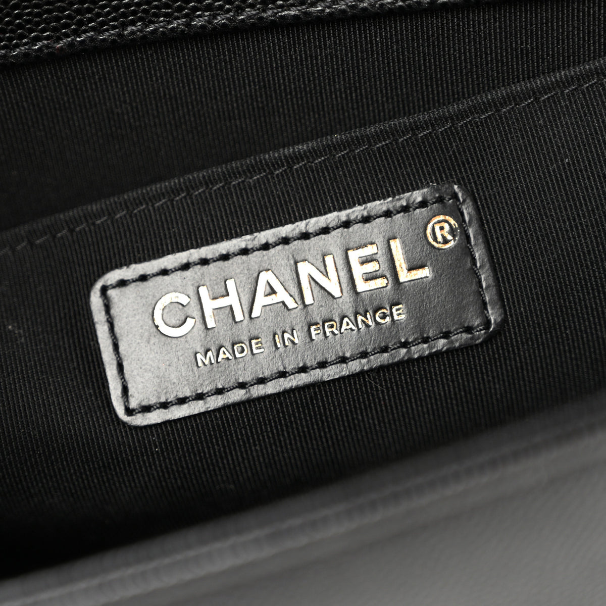 Chanel Caviar Quilted Medium Boy Flap Black 6 of 13