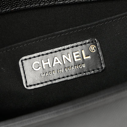 Chanel Caviar Quilted Medium Boy Flap Black 6 of 13