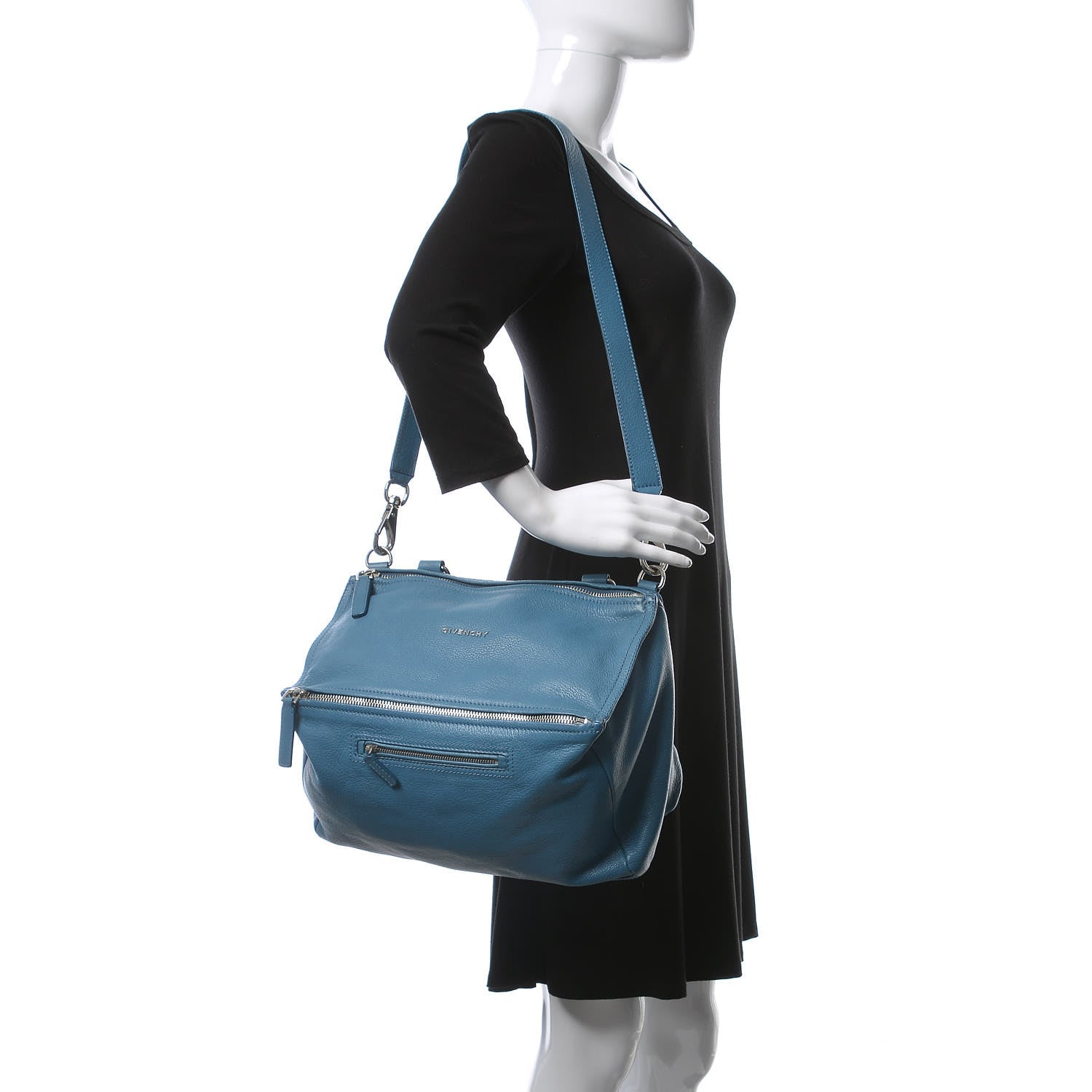 Givenchy Sugar Goatskin Medium Pandora Medium Blue 2 of 15