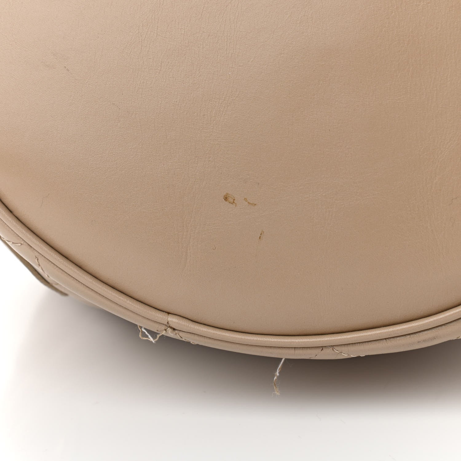 Burberry Calfskin Quilted Bucket Shoulder Bag Beige 11 of 15