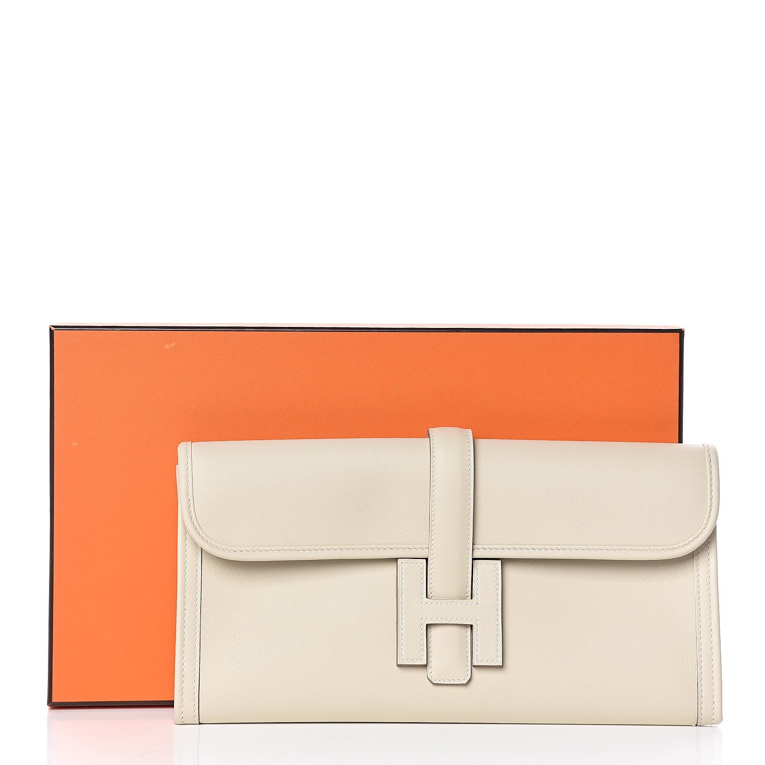 Hermes Swift Jige Elan 29 Clutch Craie 9 of 9