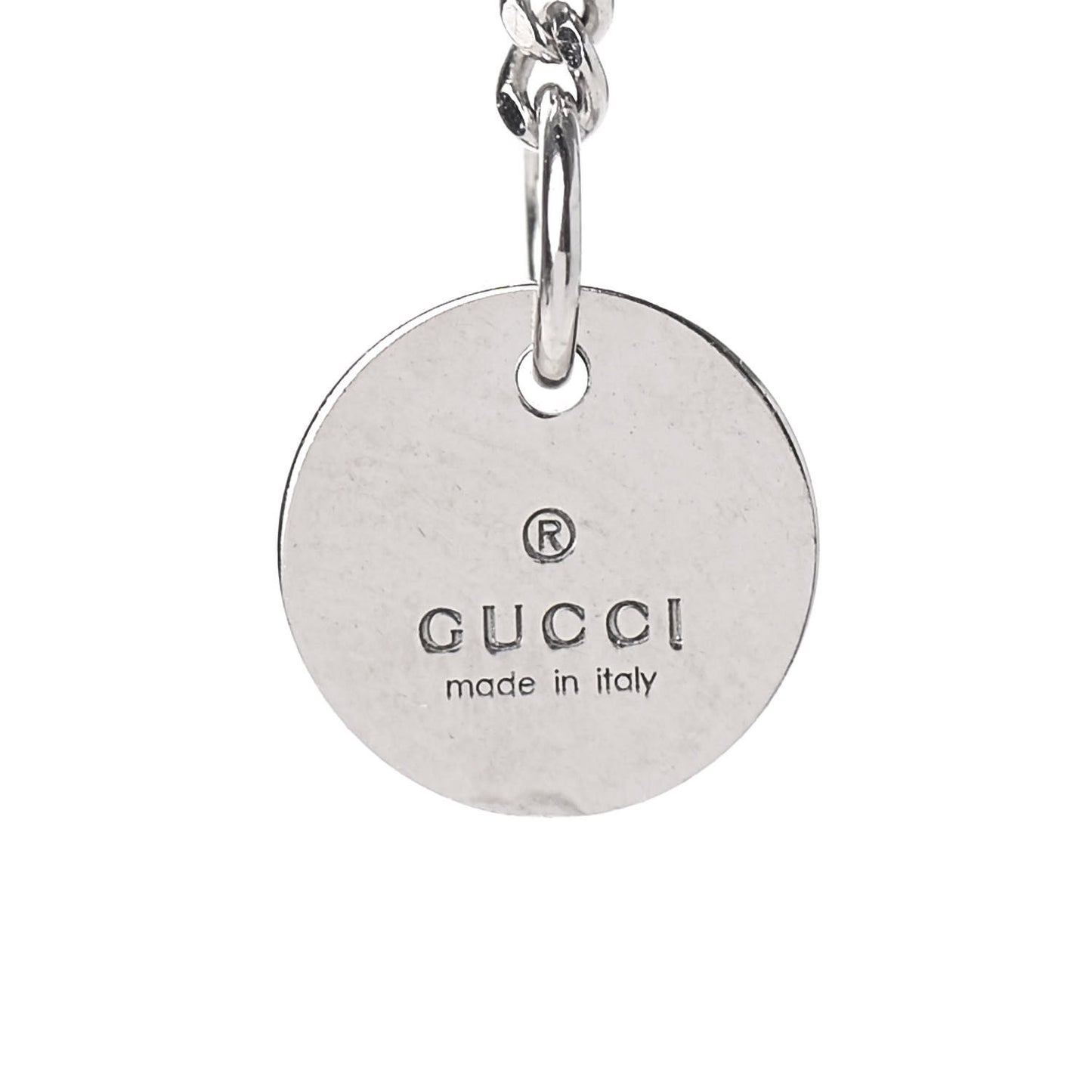 X DISNEY Sterling Silver Enamel Daisy Duck Pendant Necklace