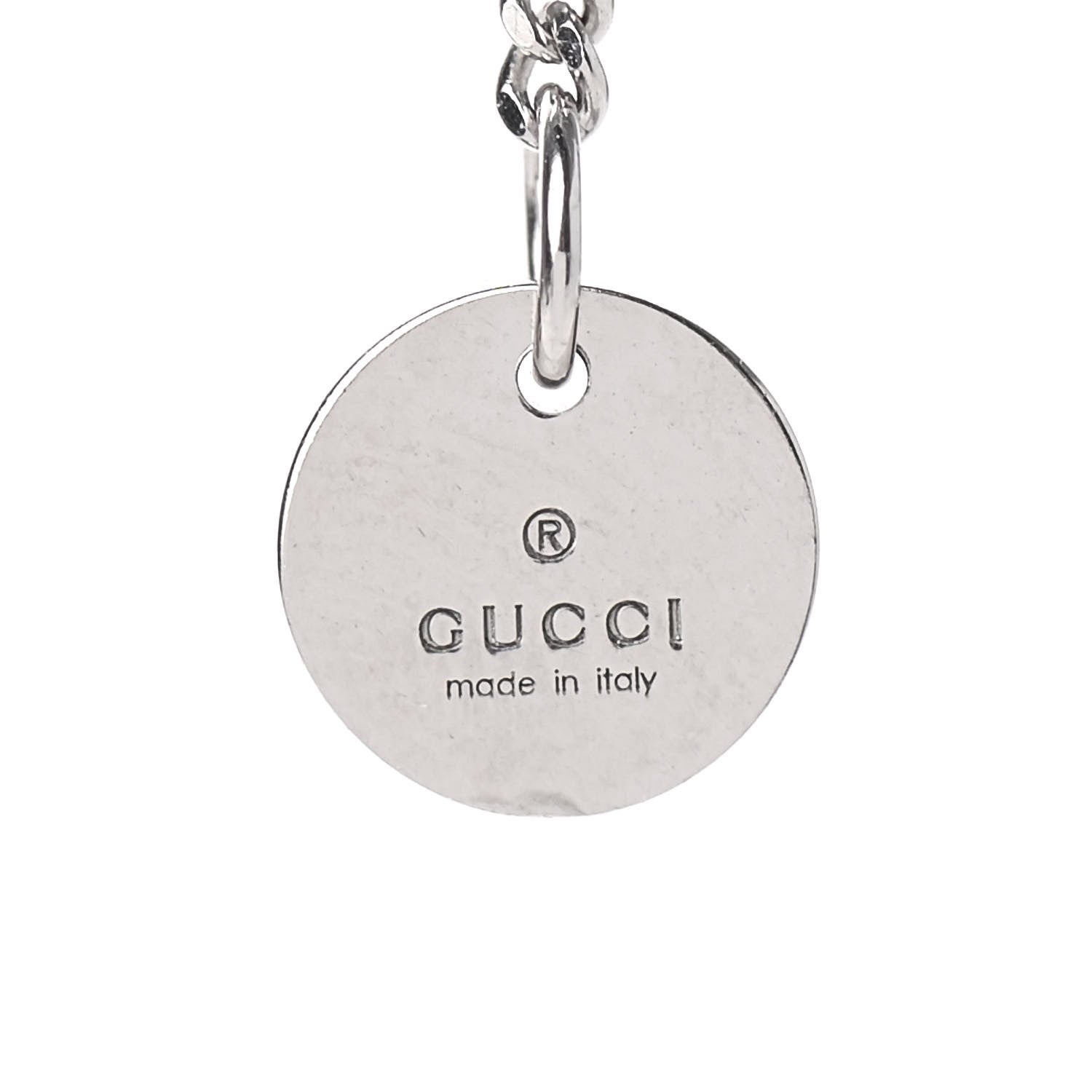 Gucci X DISNEY Sterling Silver Enamel Daisy Duck Pendant Necklace 5 of 6