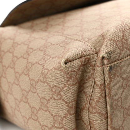 Gucci GG Supreme Monogram Messenger Diaper Bag Beige 11 of 13
