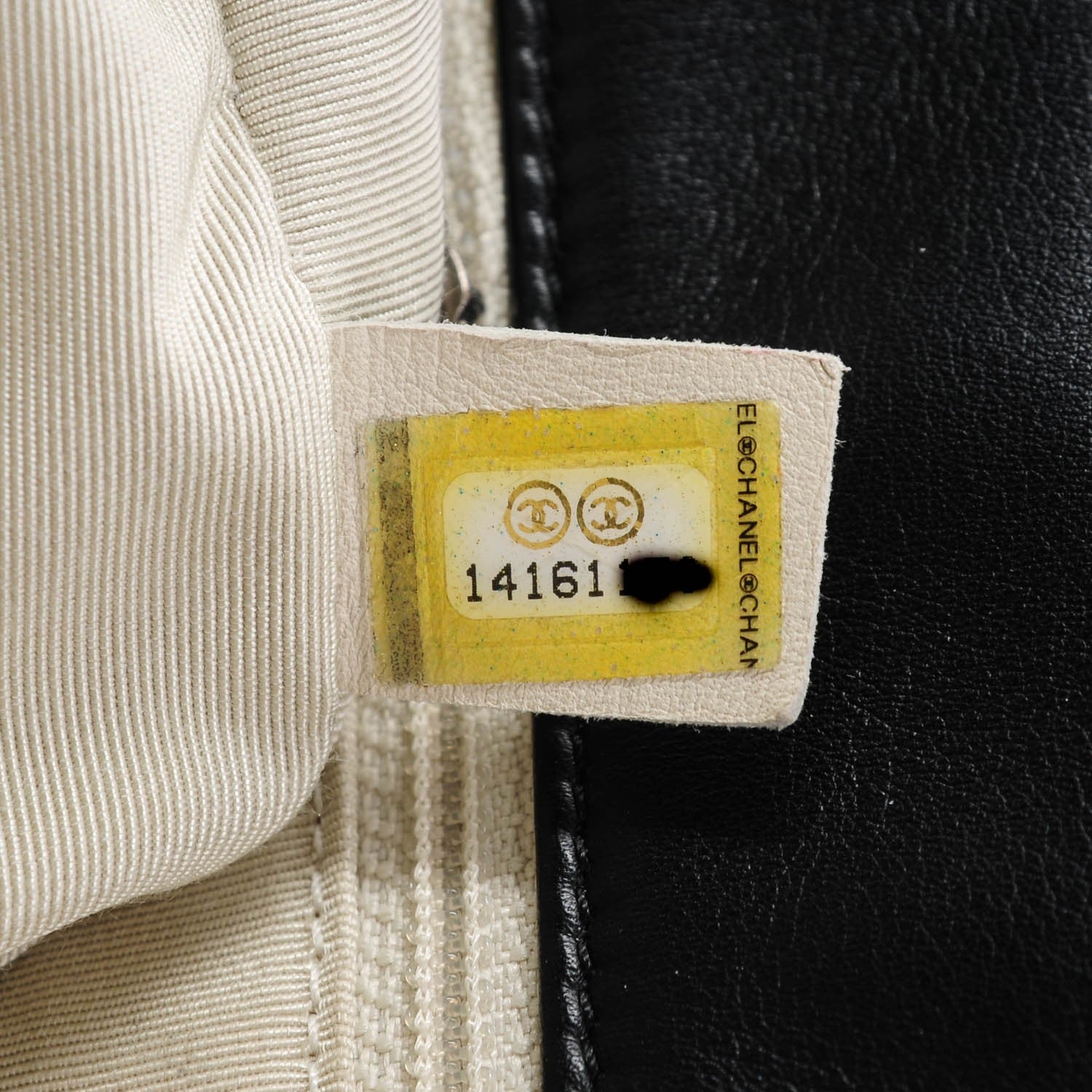 Chanel Lambskin Jumbo Canebiers Net Flap Black 7 of 8