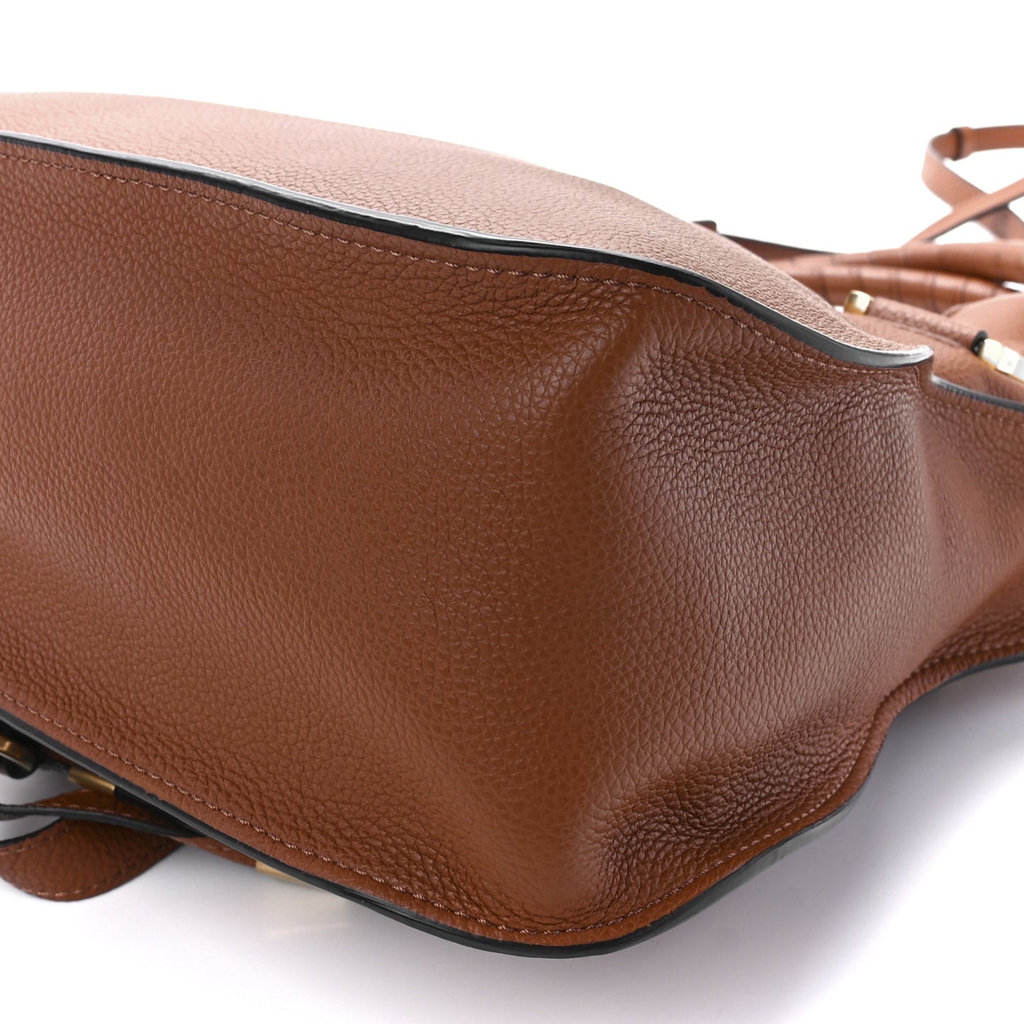 Calfskin Medium Marcie Satchel Tan