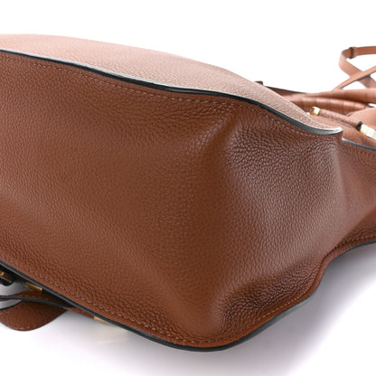 Chloe Calfskin Medium Marcie Satchel Tan 13 of 13