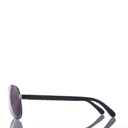 Chanel Pilot Summer Aviator Sunglasses 4204-Q Black 3 of 8
