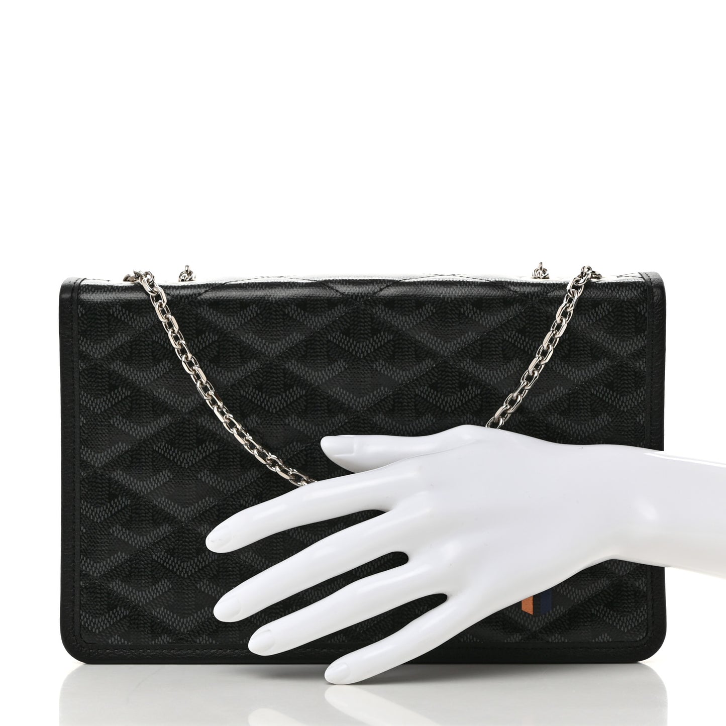 Goyardine Alexandre III Bag Jet Black