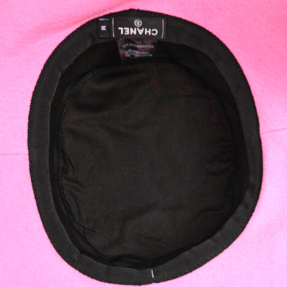 Chanel Denim Logo Bucket Hat M Pink Yellow 5 of 6