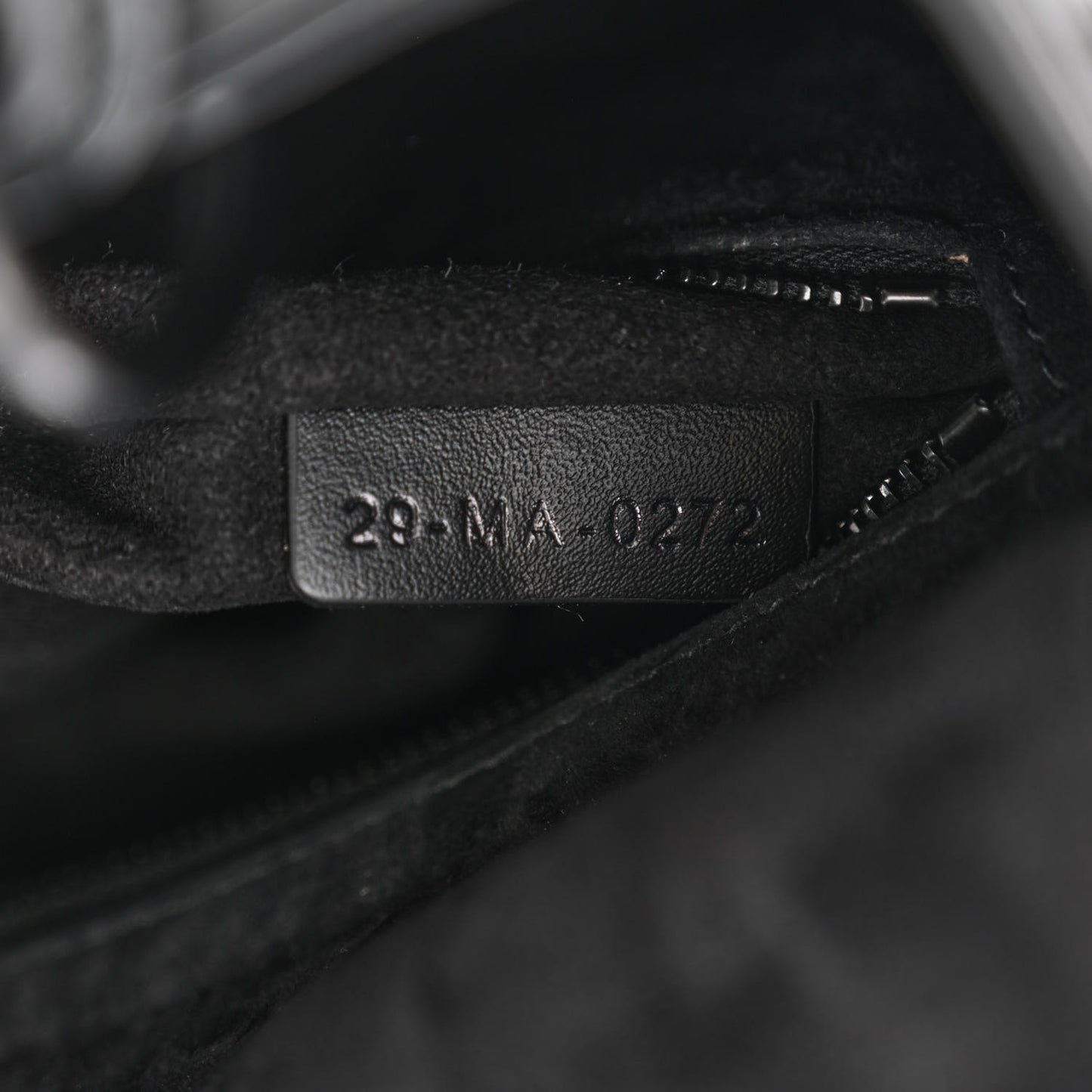 Calfskin Cannage Diamond My ABCDior Lady Dior Black