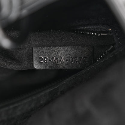 Christian Dior Calfskin Cannage Diamond My ABCDior Lady Dior Black 7 of 11