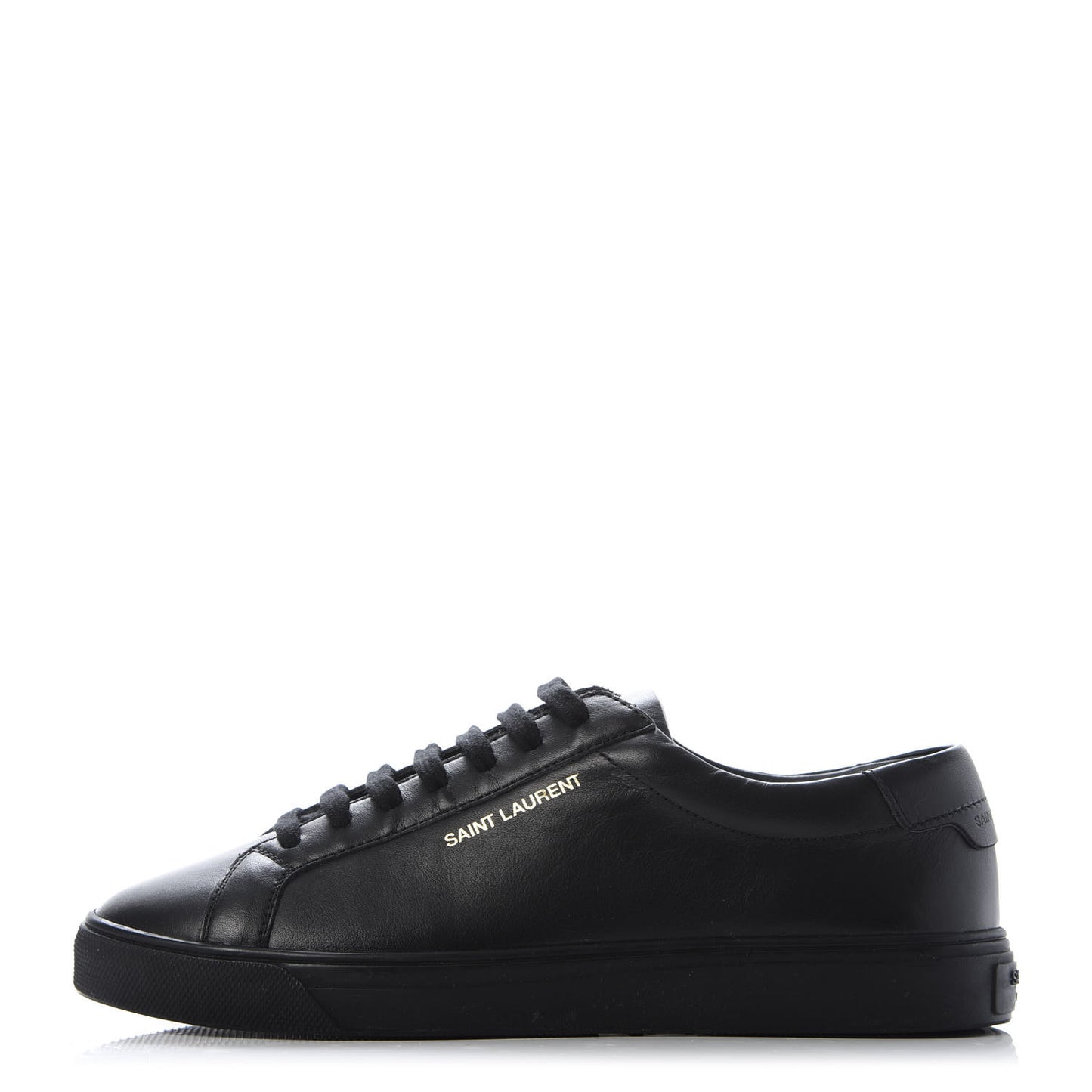Calfskin Andy Low Top Sneakers 36 Black