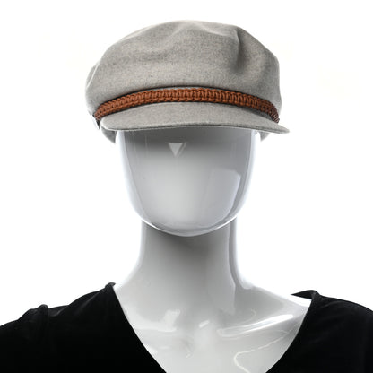 Hermes Cashmere Swift Braided Deauville Cap 56 2 of 9
