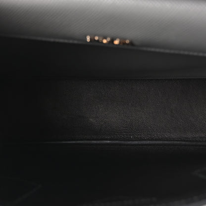 Prada Saffiano Cuir Medium Double Bag Marmo 5 of 9