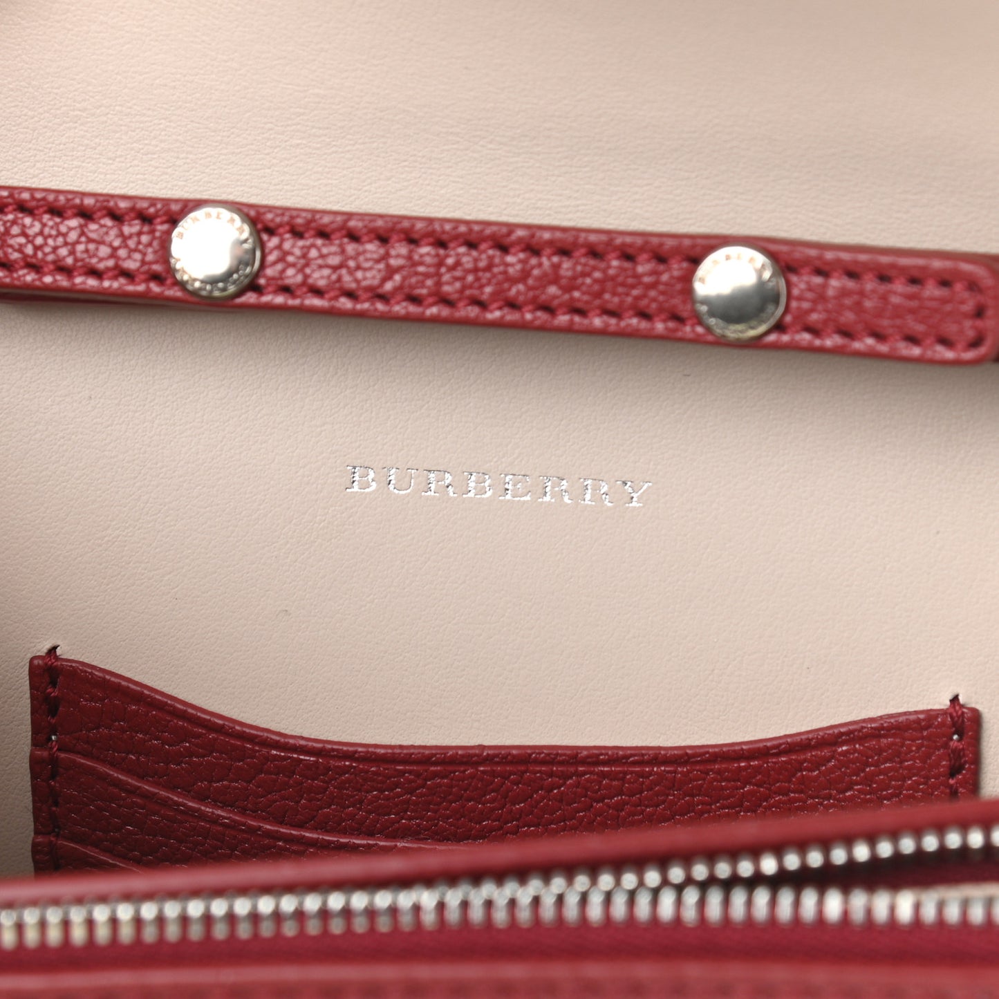 Hayes Goatskin D-Ring Mini Bag Crimson