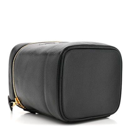 Chanel Caviar Vanity Cosmetic Case Black 4 of 8