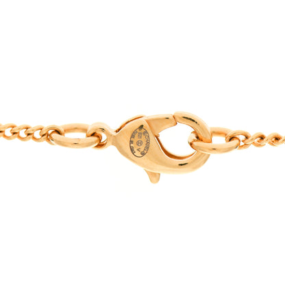 Chanel Metal CC Paris Button Necklace Gold 4 of 4