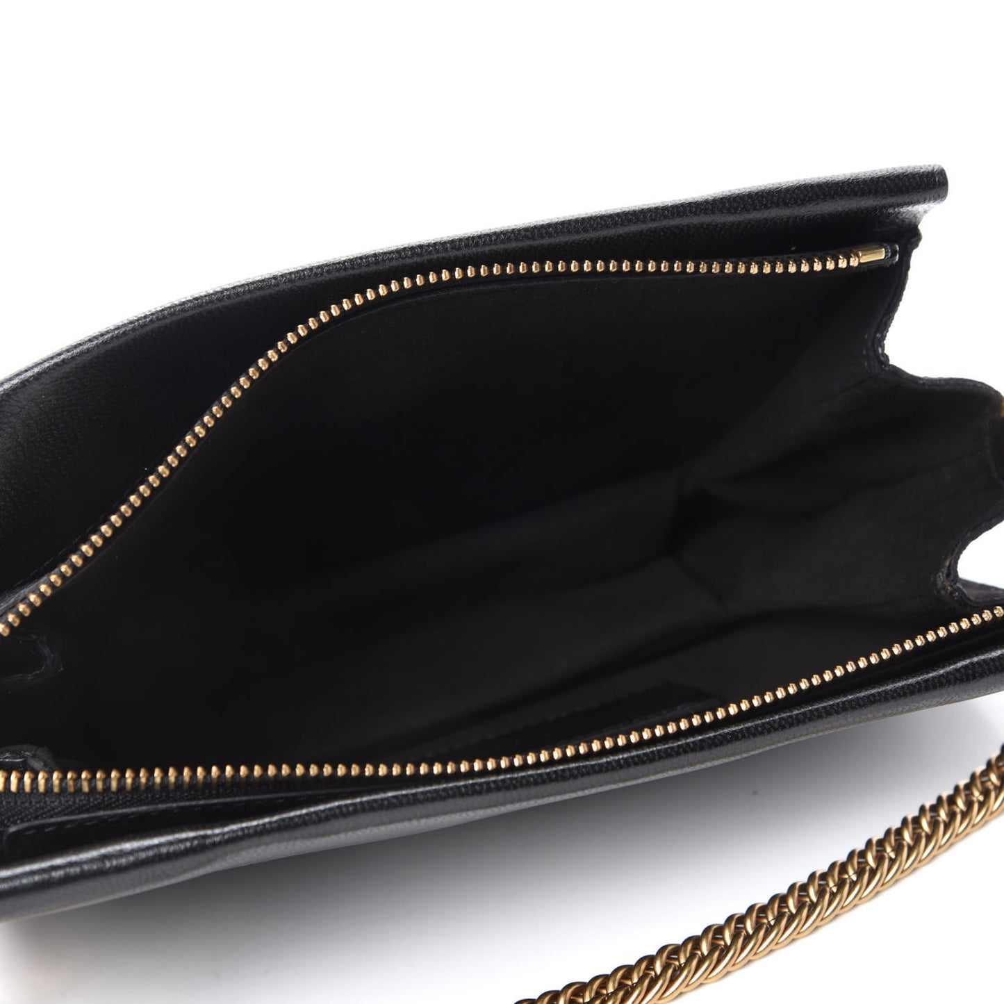 Sugar Goatskin Cross 3 Crossbody Bag Black