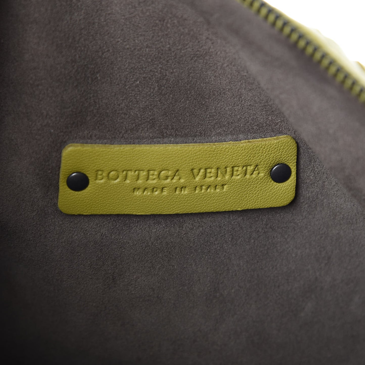 Nappa Intrecciato Small Shoulder Bag Chartreuse